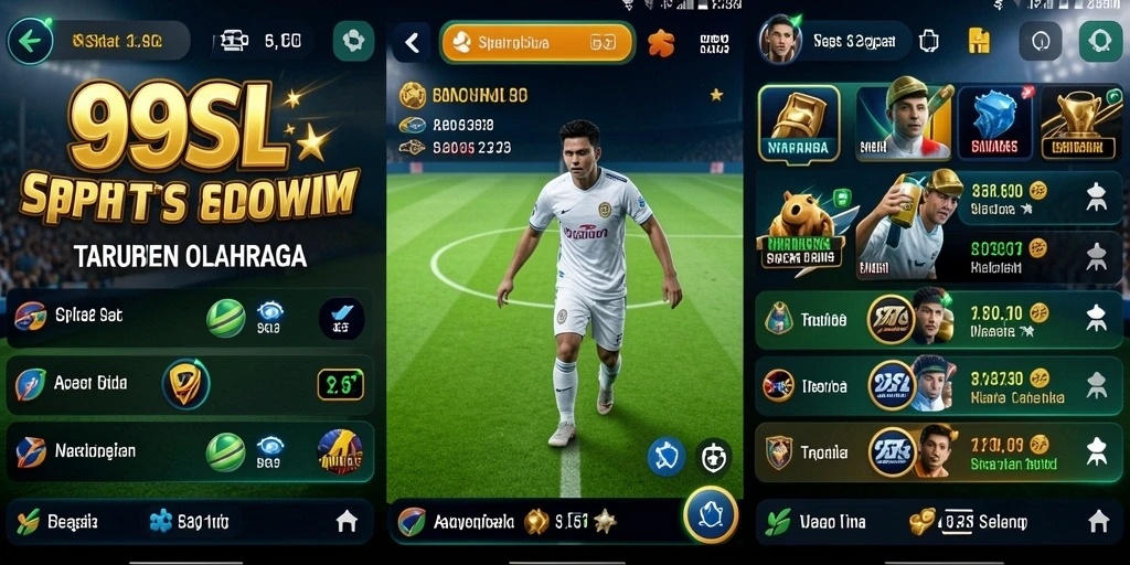 Tampilan utama layar taruhan olahraga di 99SL yang menarik.