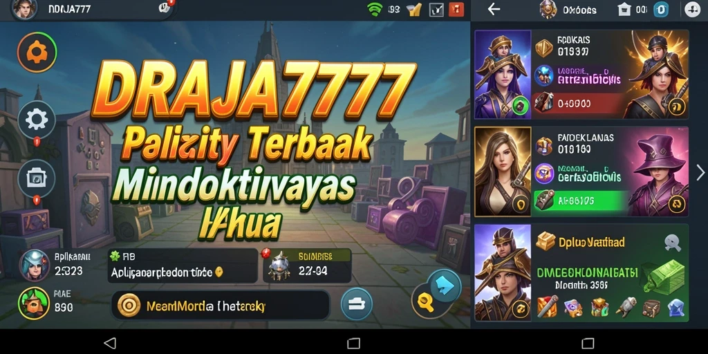 Tampilan menarik dan fungsional dari DRAJA777 saat digunakan untuk manajemen aktivitas.