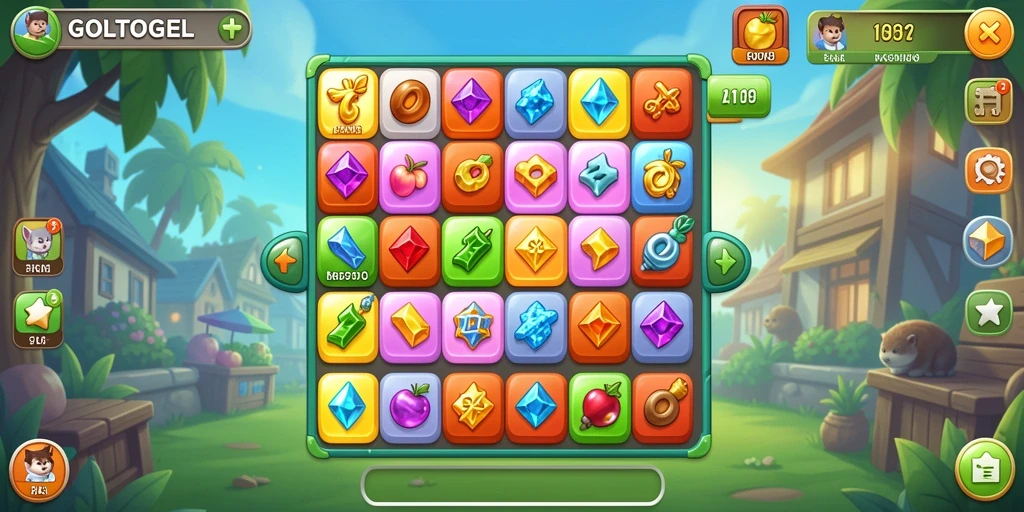 Tampilan gameplay seru dari GOLTOGEL yang penuh warna.