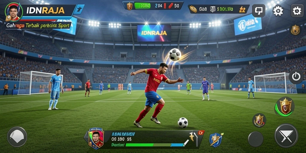 Gameplay seru dan menantang di IDNRAJA dengan grafis menakjubkan.