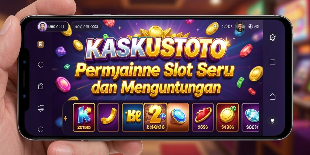 Tampilan utama KASKUSTOTO dengan gameplay slot yang mendebarkan.