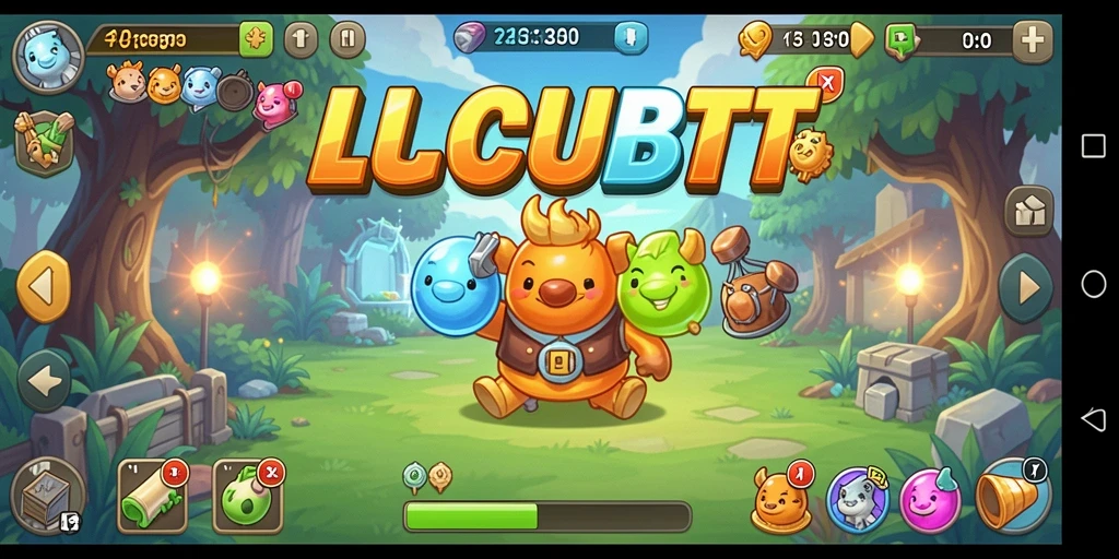 Tampilan gameplay LUCUBET yang santai dan menarik