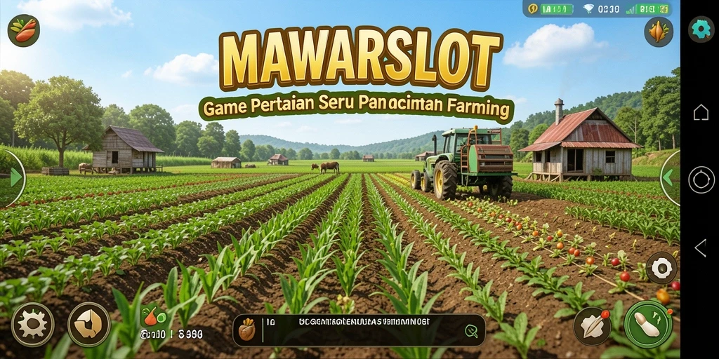 Tampilan gameplay menarik dari MAWARSLOT dalam bertani.