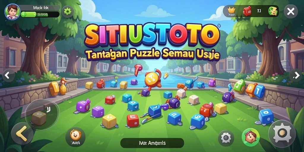 Tampilan seru dari gameplay SITUSTOTO dengan berbagai teka-teki.