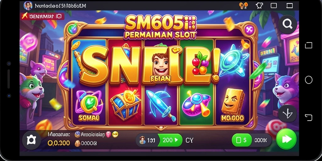 Tampilan menarik dan gameplay seru di SM605 Slot.