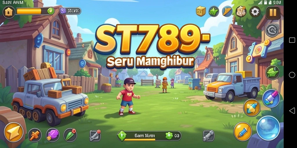 Tangkapan layar gameplay ST789 dengan tampilan karakter dan item.