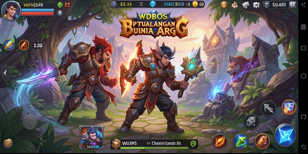 Gameplay seru dengan karakter yang menakjubkan dalam WDBOS.