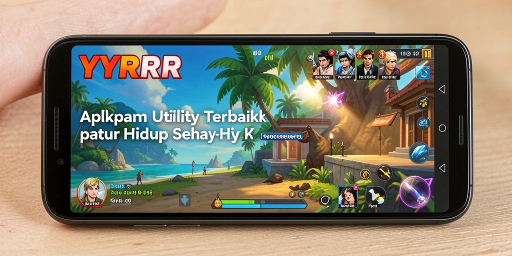 Screenshot YYRR yang menunjukkan antarmuka aplikasi Utility yang modern.